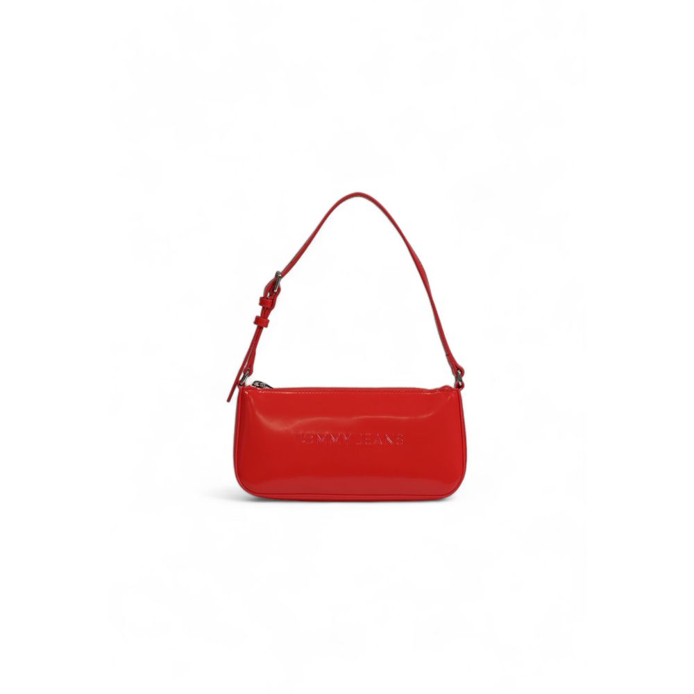 Tommy Hilfiger Red Polyethylene Handbag