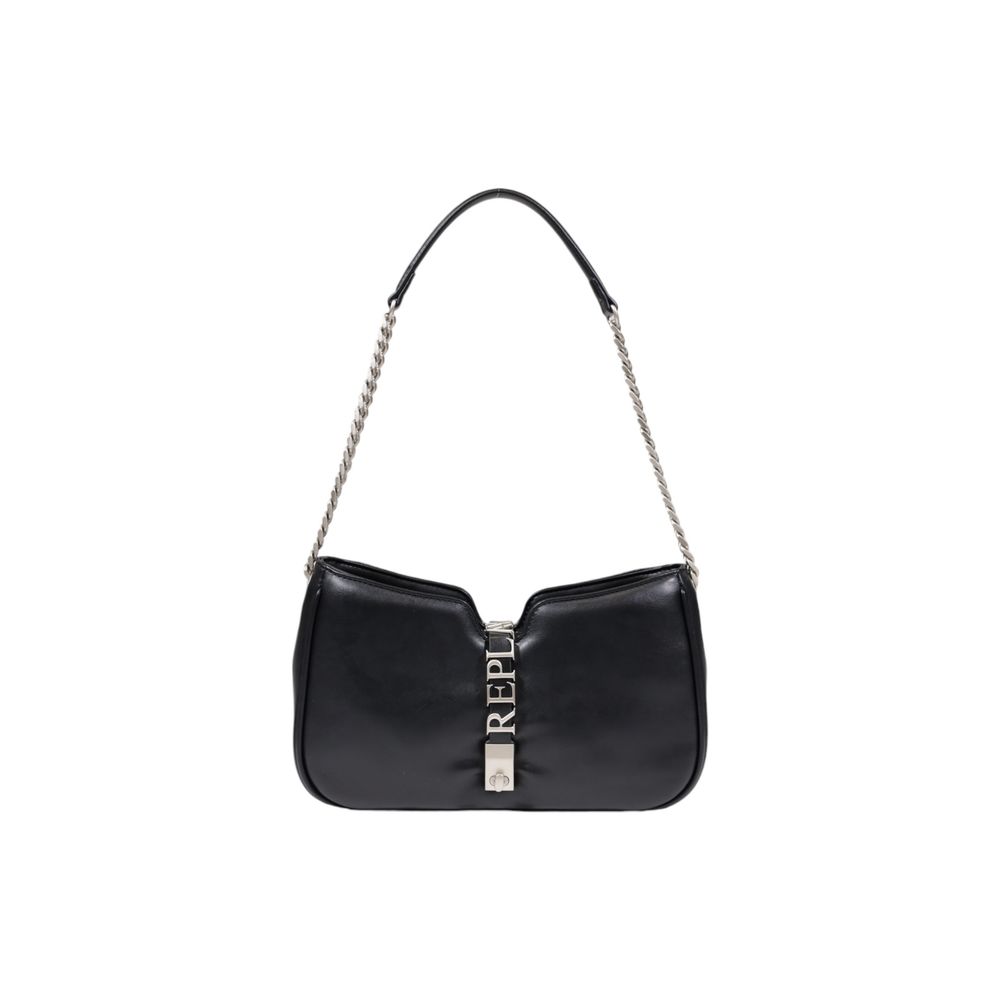 Replay Black Polyester Handbag