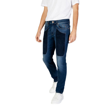 Jeckerson Blue Cotton Jeans & Pant