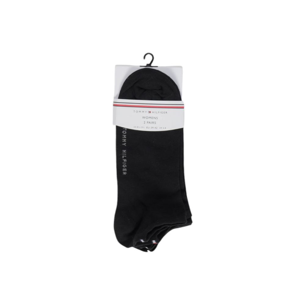 Tommy Hilfiger Black Cotton Tights & Sock