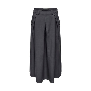 Only Gray Polyester Skirt