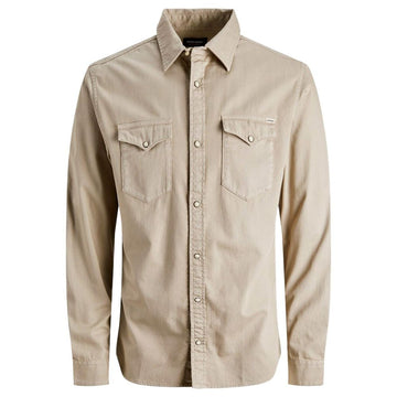 Jack Jones Beige Jeans Shirt