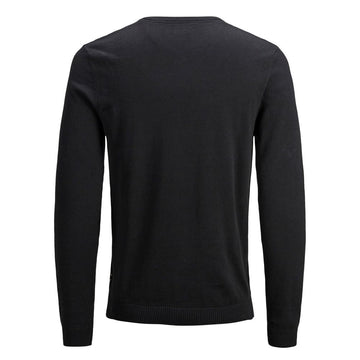 Jack Jones Black Cotton T-Shirt