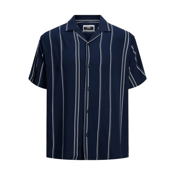 Jack Jones Blue Viscose Shirt