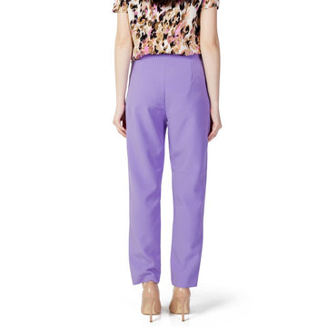 Only Purple Polyester Jeans & Pant