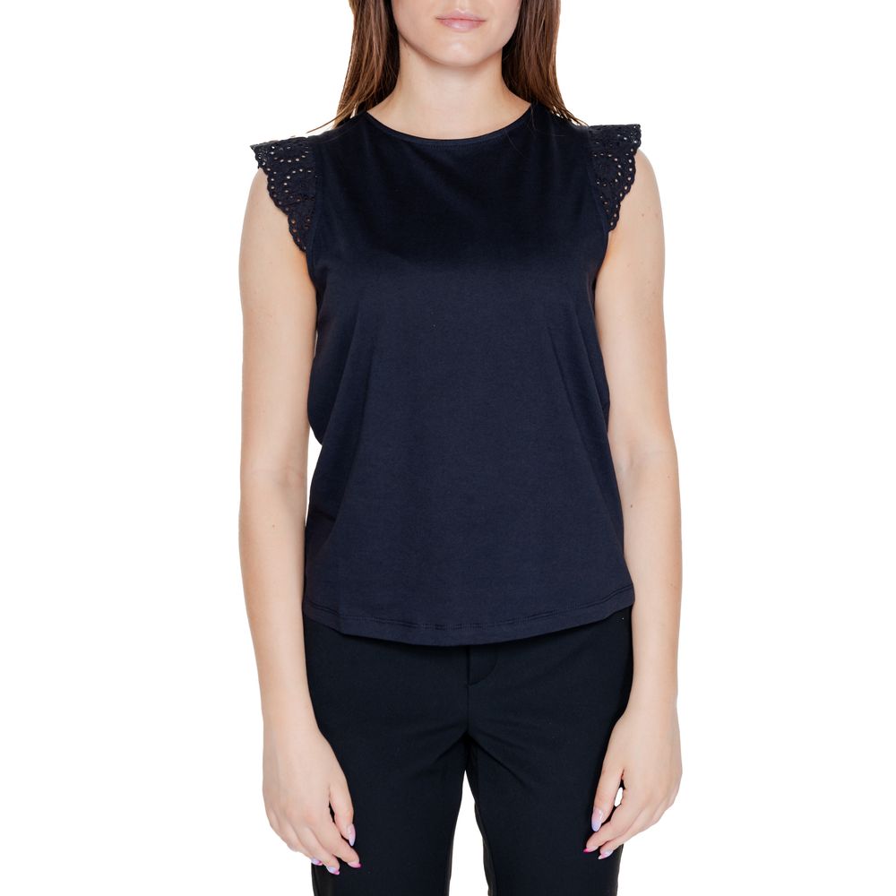 Vero Moda Black Recycled Cotton Tops & T-Shirt