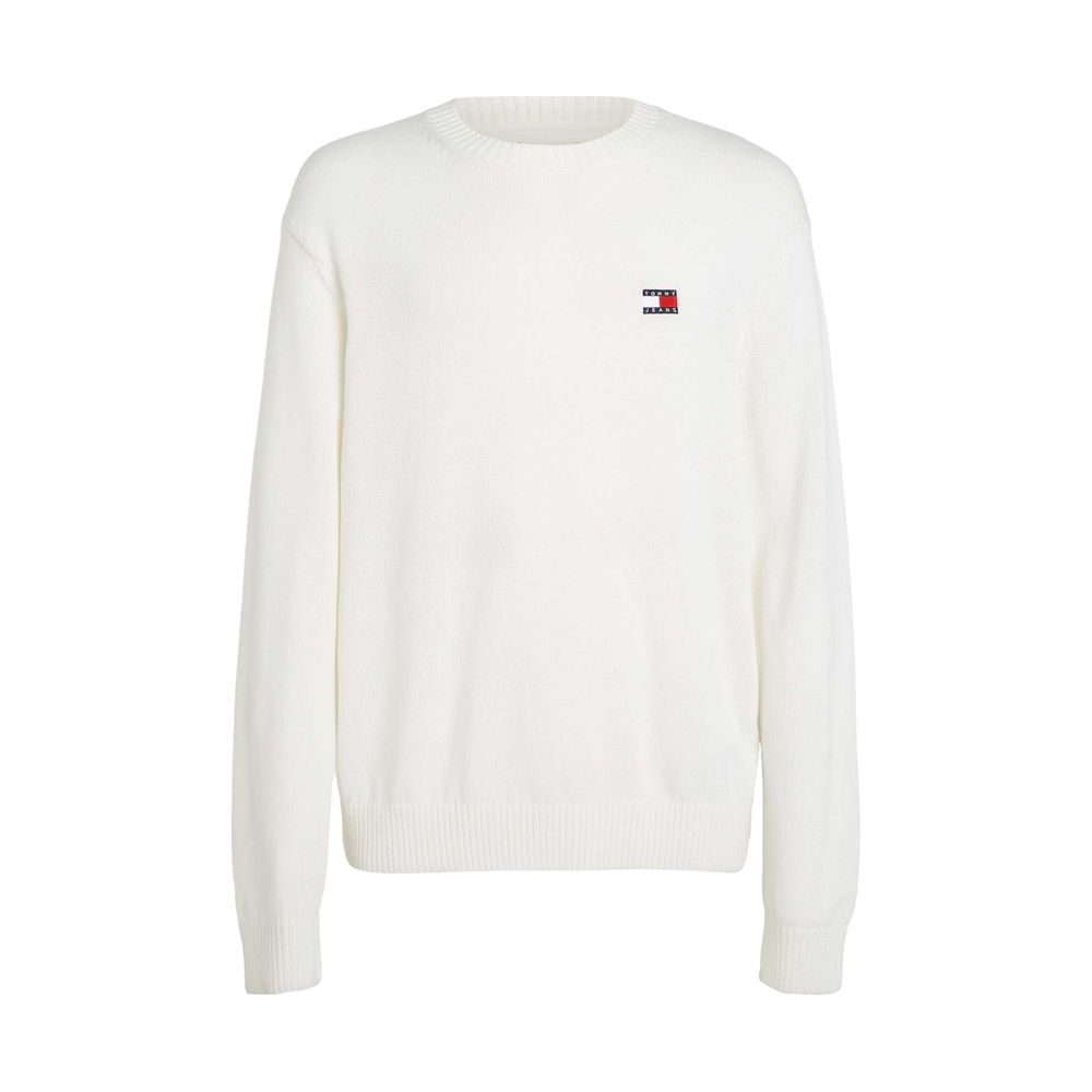 Tommy Hilfiger Jeans White Polyester Polyester Sweater