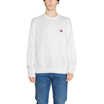 Tommy Hilfiger Jeans White Polyester Polyester Sweater