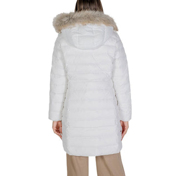 Tommy Hilfiger Jeans White Recycled Polyester Jackets & Coat