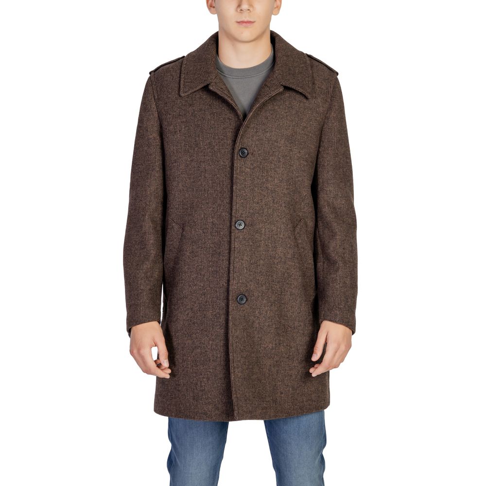 Antony Morato Brown Wool Jacket