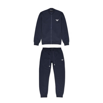 Emporio Armani Underwear Blue Cotton Sweatsuit