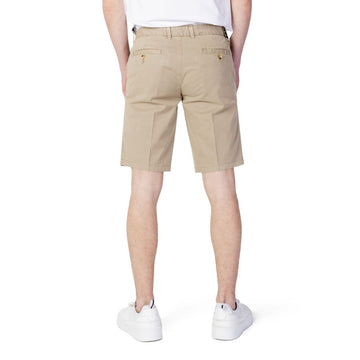 Blauer Beige Cotton Short