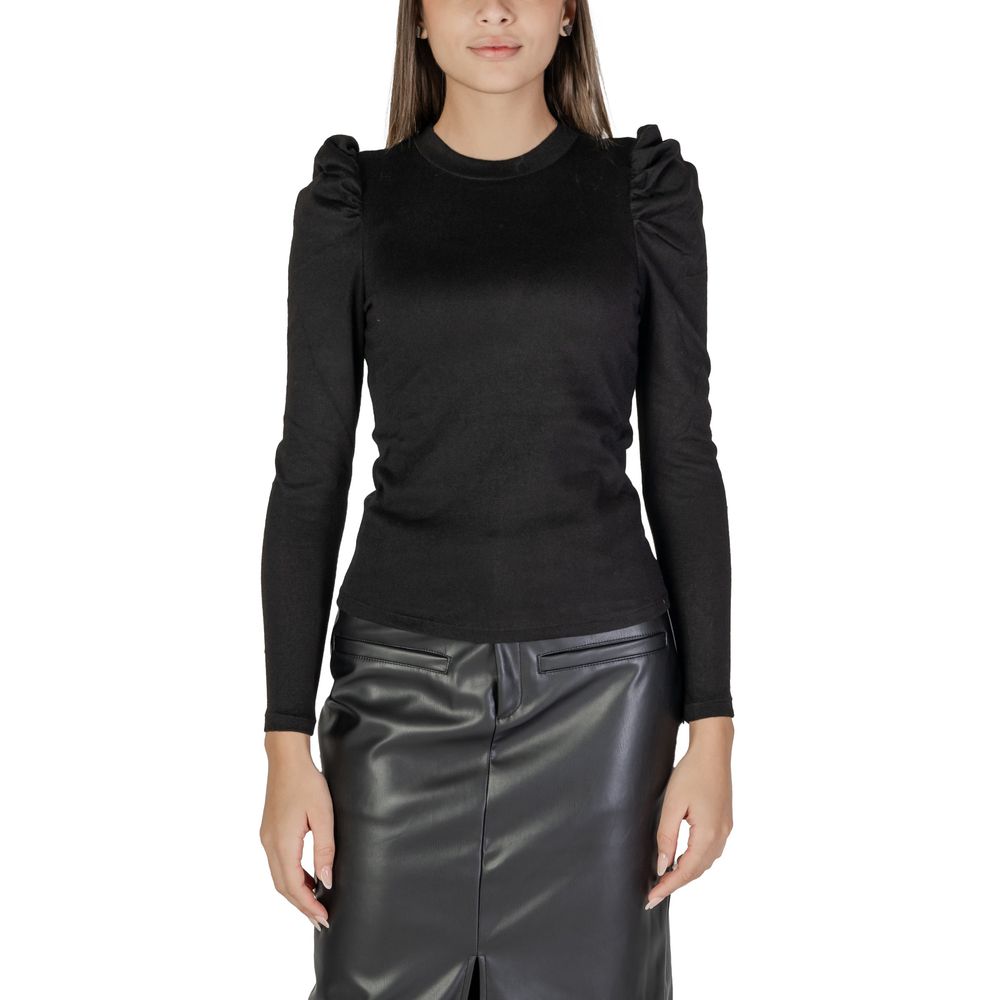 Jacqueline De Yong Black Polyester Tops & T-Shirt