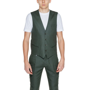 Antony Morato Green Linen Vest