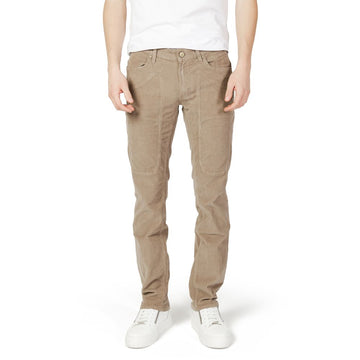 Jeckerson Beige Cotton Jeans & Pant