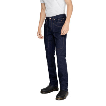 Jeckerson Blue Cotton Jeans & Pant