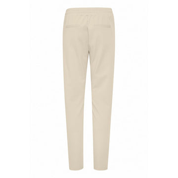 ICHI Beige Polyester Jeans & Pant