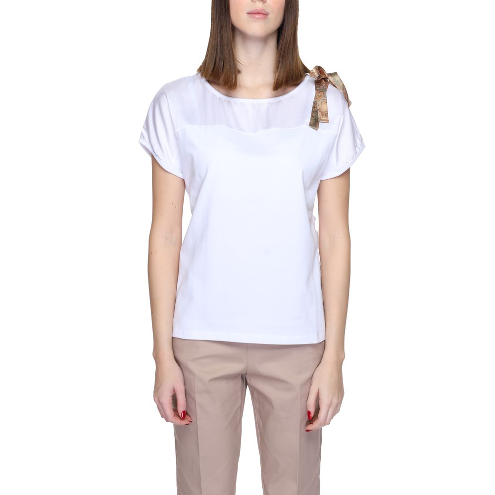 Alviero Martini Prima Classe White Cotton Tops & T-Shirt