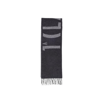 Alviero Martini Prima Classe Black Cotton Scarf