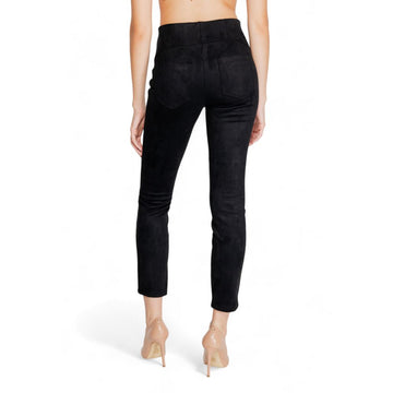 Street One Black Polyester Jeans & Pant