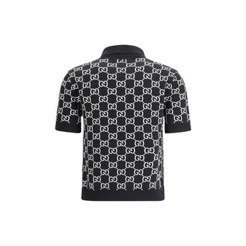 Gucci GG wool jacquard Polo Top