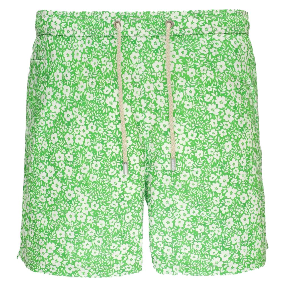 MC2 Saint Barth Green Polyester Men's Swim Boxer