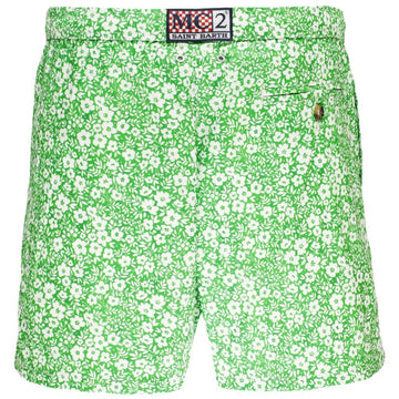 MC2 Saint Barth Green Polyester Men's Swim Boxer