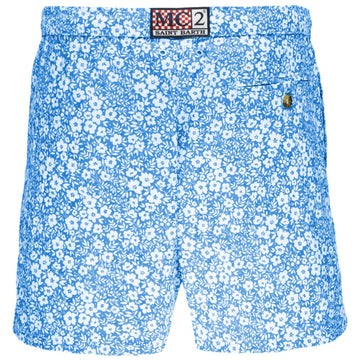 MC2 Saint Barth Light Blue Polyester Men's Swim Trunk