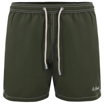 MC2 Saint Barth Green Polyester Men's Swim Trunk