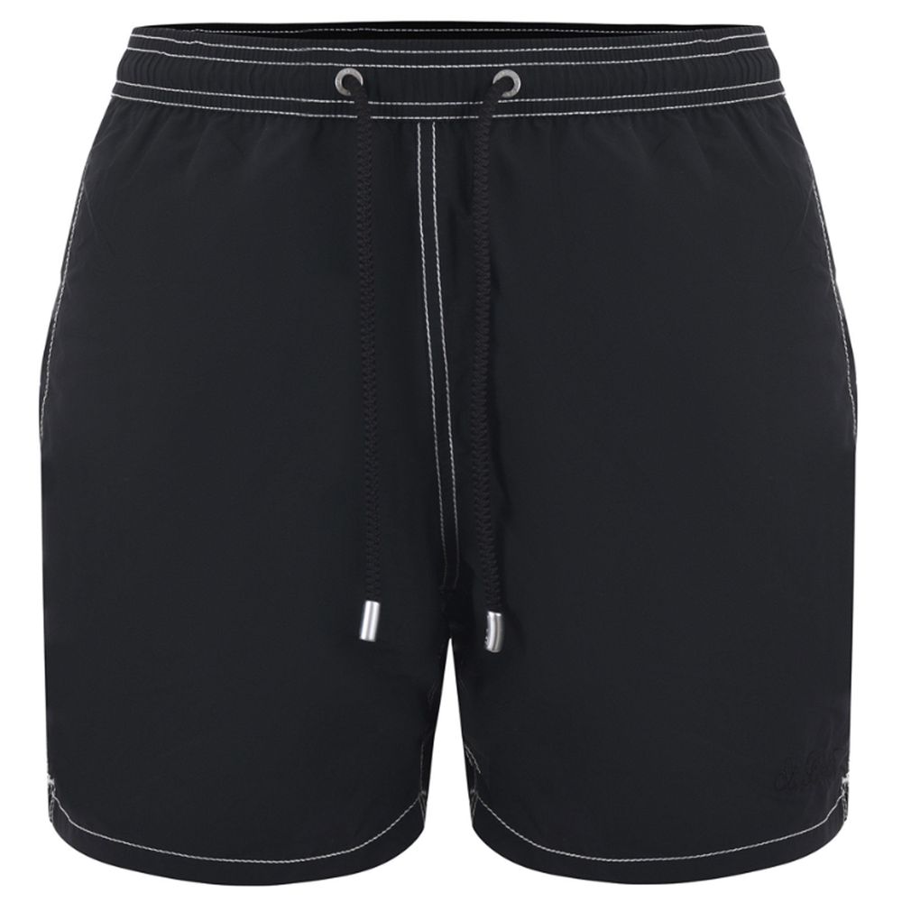 MC2 Saint Barth Black Polyester Men's Swim Trunk