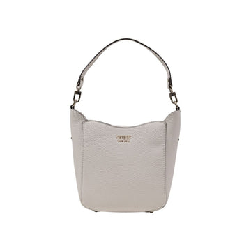 Guess Cream Polyethylene Handbag