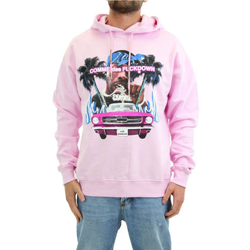 Comme Des Fuckdown Pink Cotton Sweater