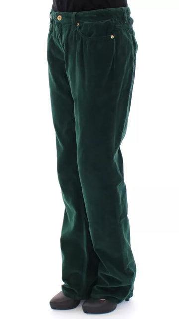 Dolce & Gabbana Green Cotton Corduroys SLIMMY Fit D&G Pants