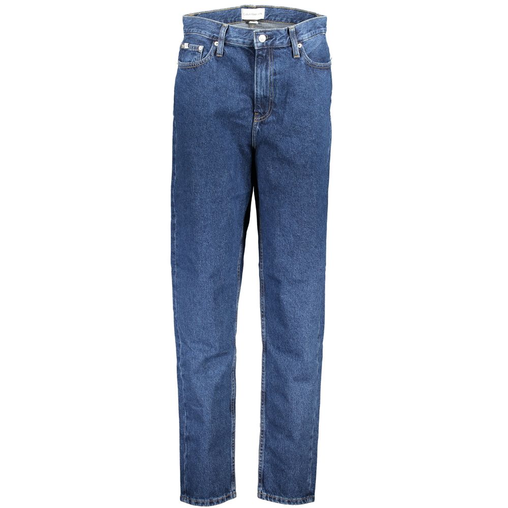 Calvin Klein Blue Cotton Jeans & Pant