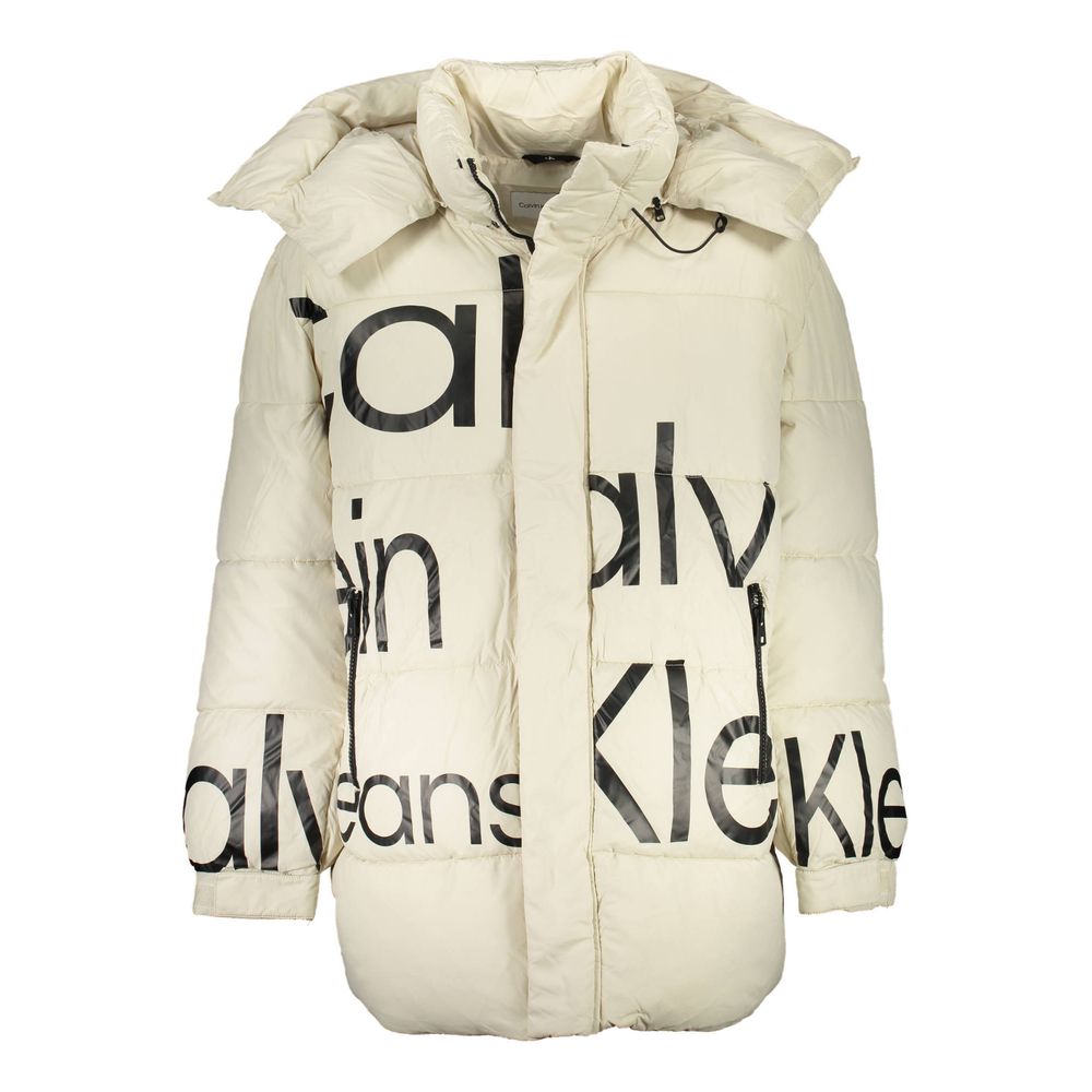 Calvin Klein Beige Polyester Men Jacket