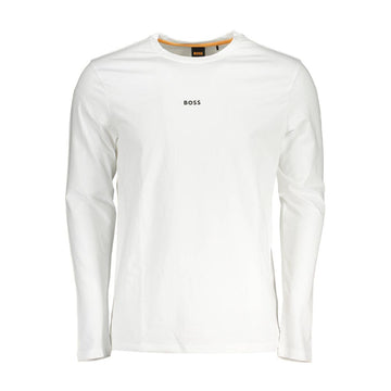 Hugo Boss White Cotton Men T-Shirt