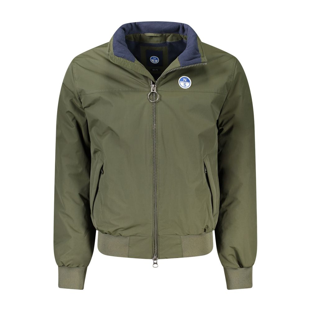 North Sails Green Polyamide Men Jacket