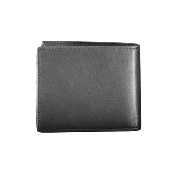 Tommy Hilfiger Black Leather Men Wallet