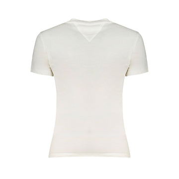 Tommy Hilfiger White Cotton Tops & T-Shirt