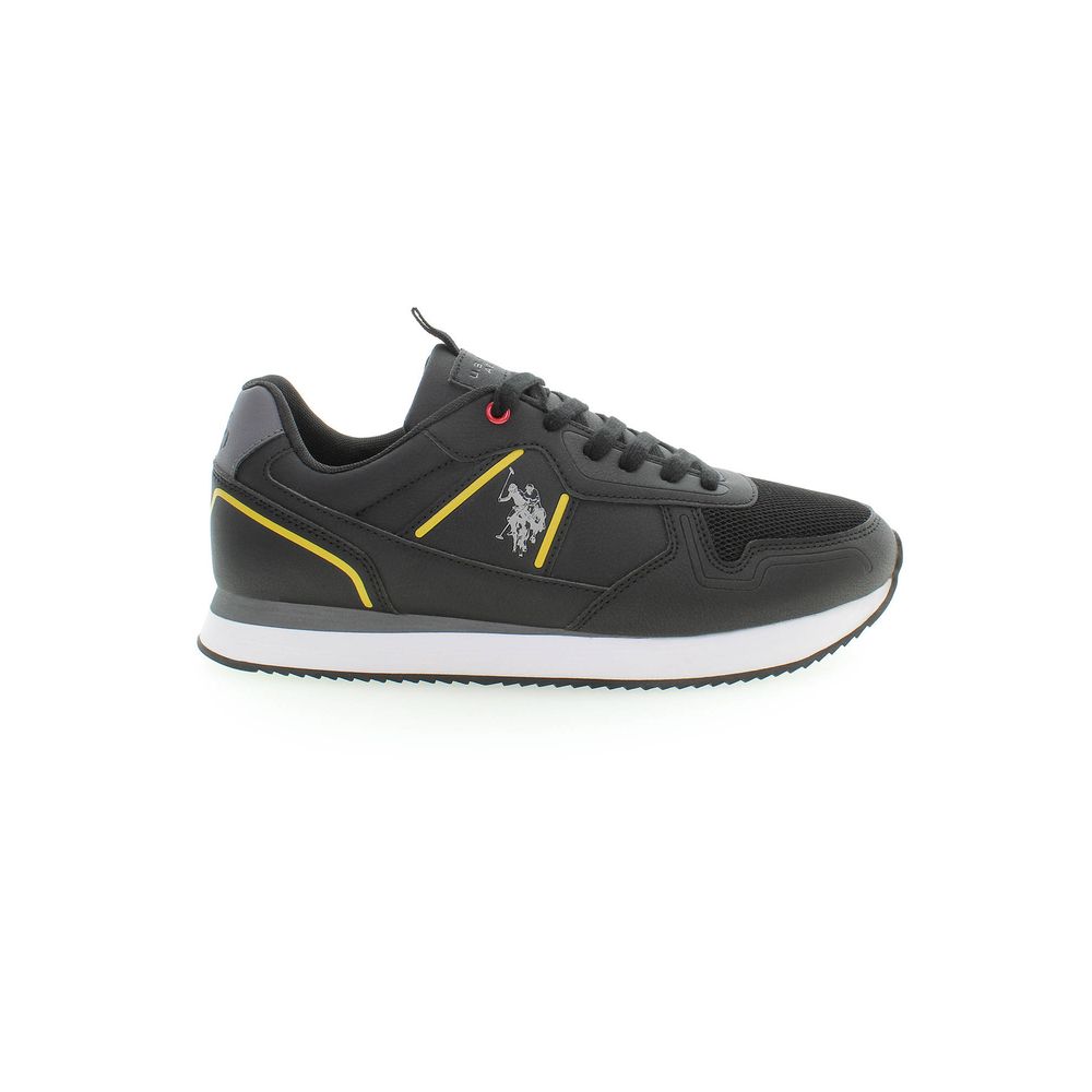 U.S. POLO ASSN. Black Polyester Men Sneaker