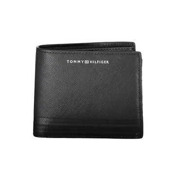 Tommy Hilfiger Black Leather Men Wallet