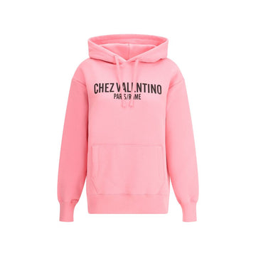 Valentino Logo Cotton Hoodie