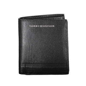 Tommy Hilfiger Black Leather Men Wallet