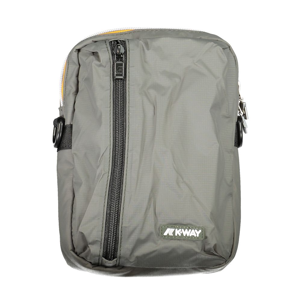 K-WAY Green Polyamide Men Shoulder Bag