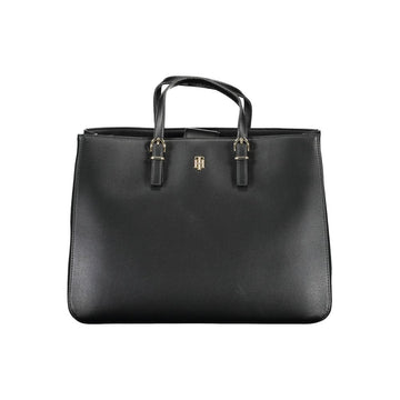 Tommy Hilfiger Black Polyethylene Women Handbag