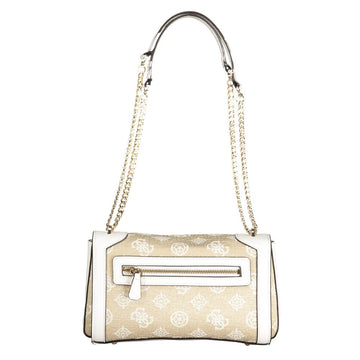 Guess Jeans White Cotton Handbag