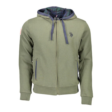 U.S. POLO ASSN. Green Cotton Men Sweater