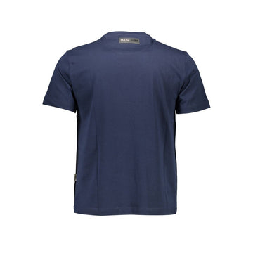 Plein Sport Blue Cotton Men T-Shirt