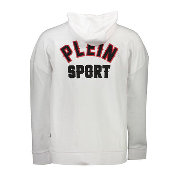 Plein Sport White Cotton Men Sweater