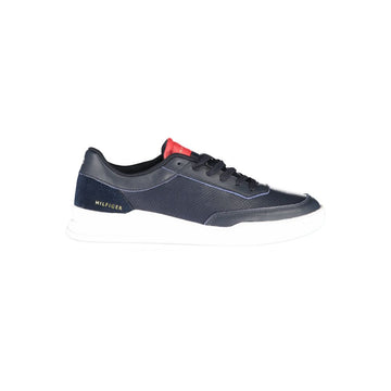 Tommy Hilfiger Blue Leather Men Sneaker